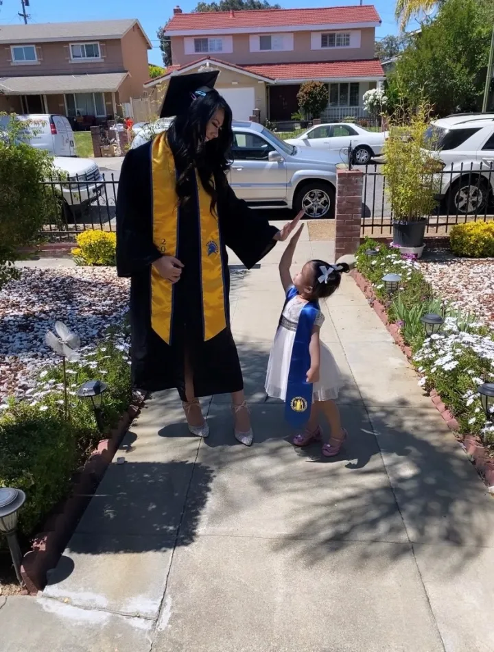 Diana on her Graduation Day