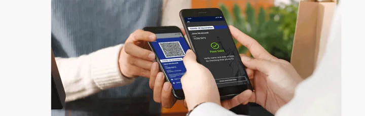 Figure 12: Excelsior Pass and a proprietary scanner app