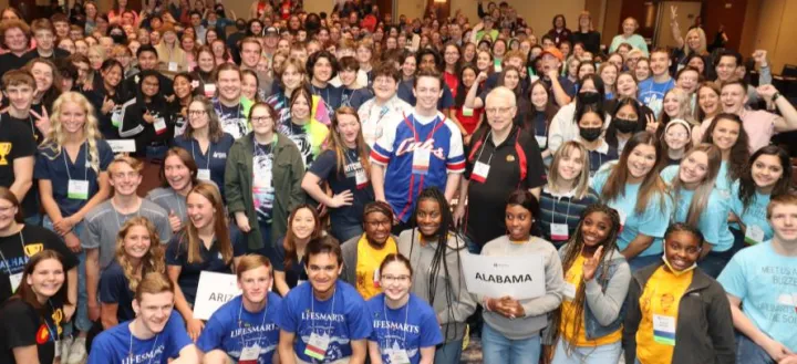 Photo showing a group of National LifeSmarts Championship attendees